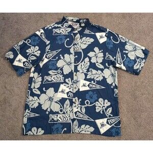 Vintage Men's Reyn Spooner Penn State Nittany Lions Football Hawaiian Shirt